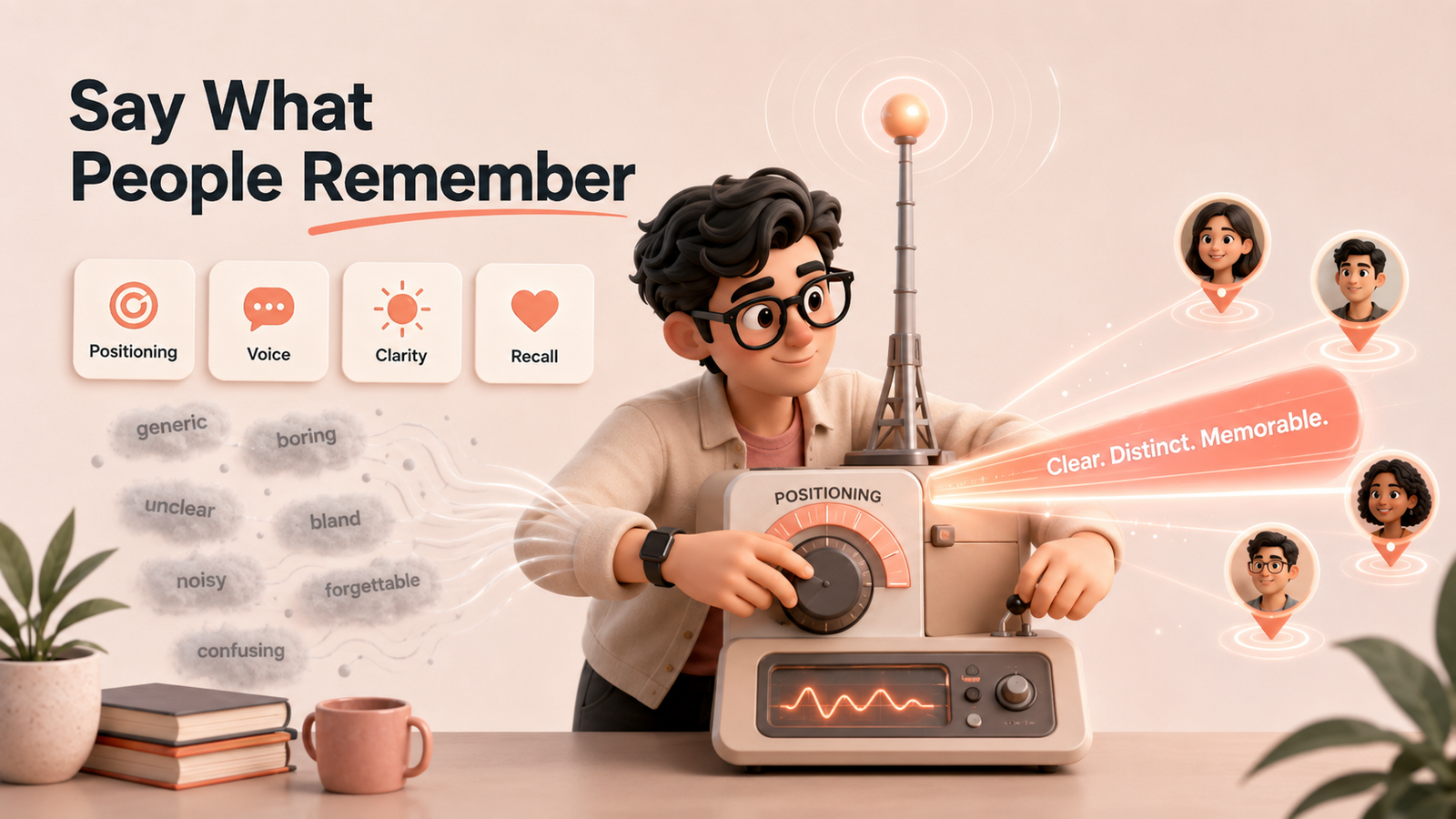 Mascot sharpening brand messaging into a clear memorable signal